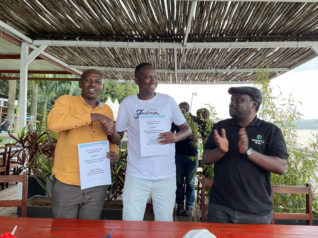 Trinity Metals Musha Subcontractors and REWU Trade Union Sign Collective Bargaining Agreements for Social Wellbeing and Increased Production in Mining Sector
